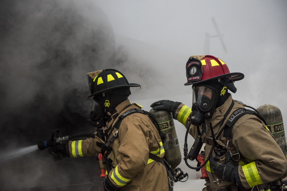 We didn’t start the fire: Fort Eustis Firefighters practice like they play