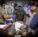 U.S. Marines and Sailors with the 31st MEU and USS America participate in a Mass Casualty Drill