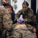 U.S. Marines and Sailors with the 31st MEU and USS America participate in a Mass Casualty Drill