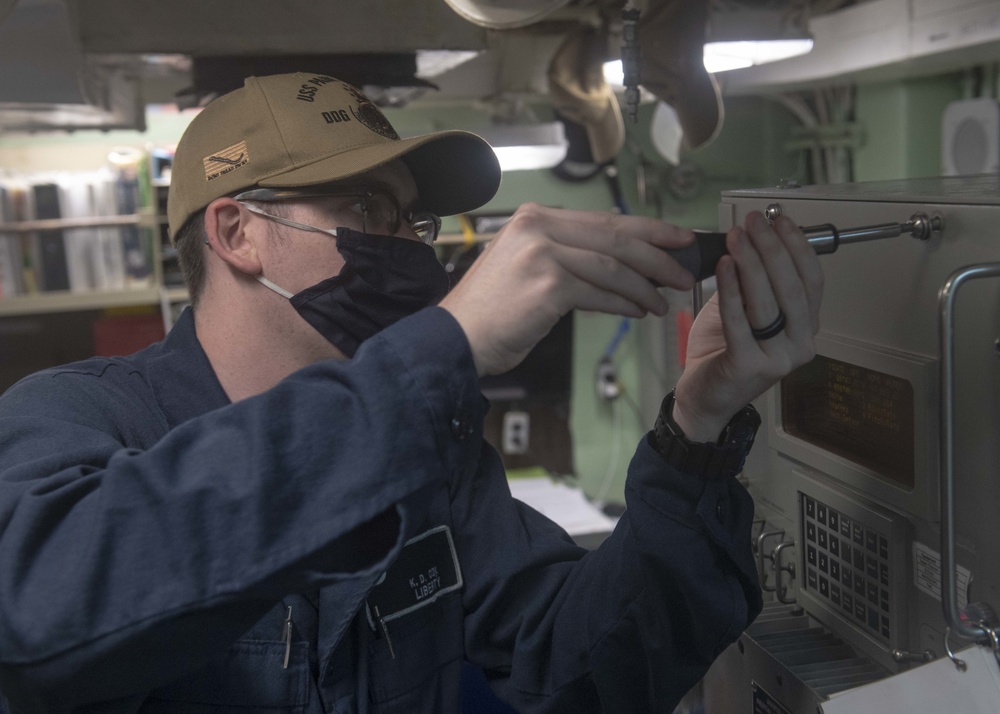 USS Paul Hamilton Underway Operations
