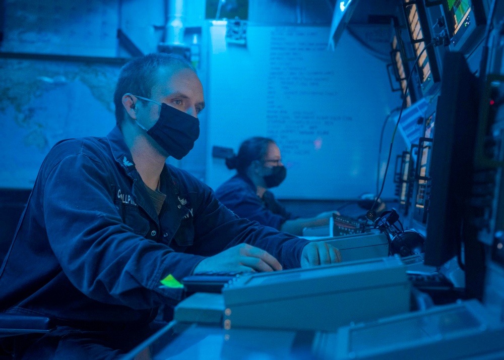 USS Paul Hamilton underway operations