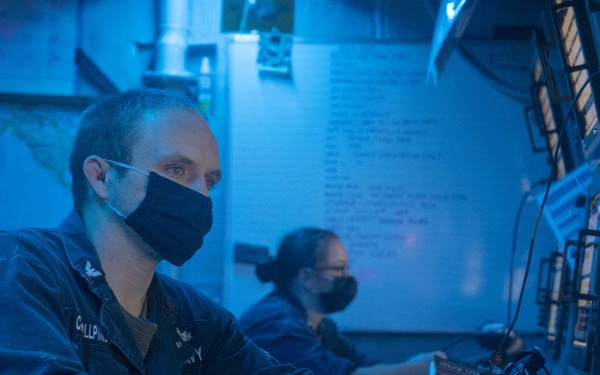 USS Paul Hamilton underway operations