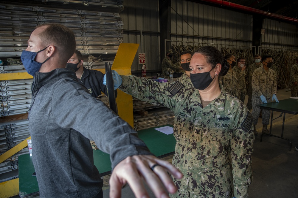 NMCB-133 Conducts Evacuation Exercise