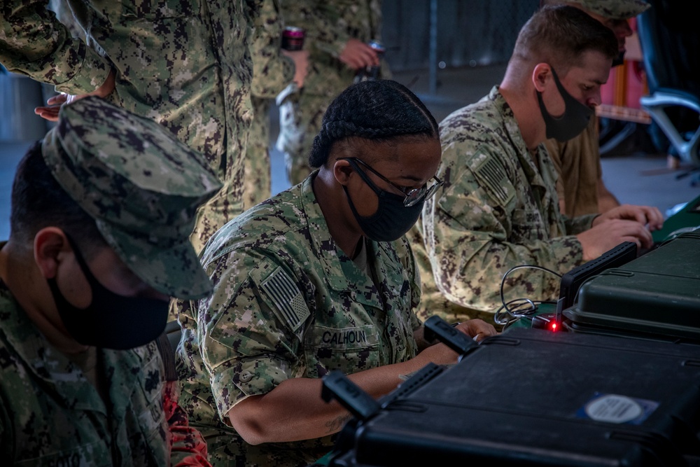 NMCB-133 Conducts Evacuation Exercise