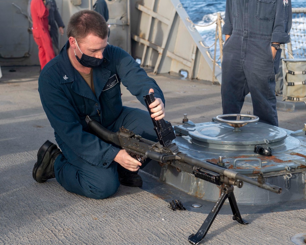 USS Paul Hamilton underway operations