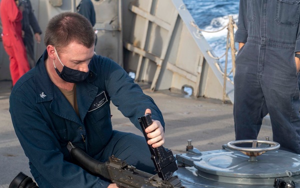 USS Paul Hamilton underway operations