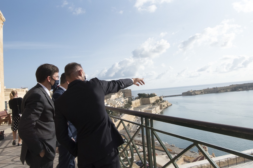 Secretary Esper Visits Malta