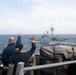 USS Ross (DDG 71) completes a passing exercise with polish Navy.