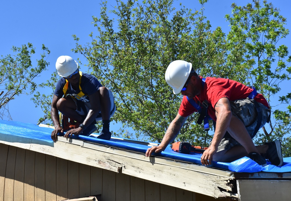 Operation Blue Roof, Hurricane Laura response