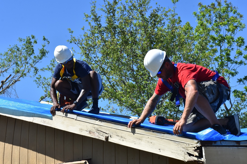 Operation Blue Roof, Hurricane Laura response