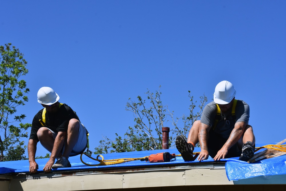 Operation Blue Roof, Hurricane Laura response