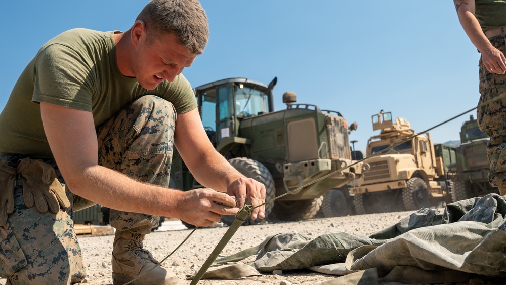 CLB-2 Sets Up Camp