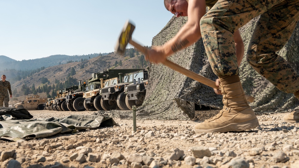 CLB-2 Sets Up Camp
