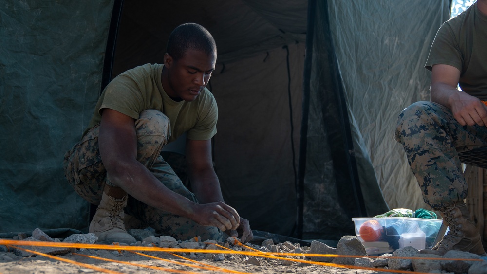 CLB-2 Sets Up Camp
