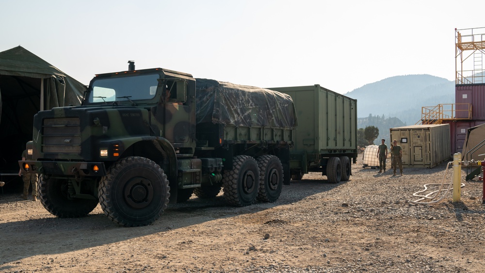 CLB-2 Sets Up Camp