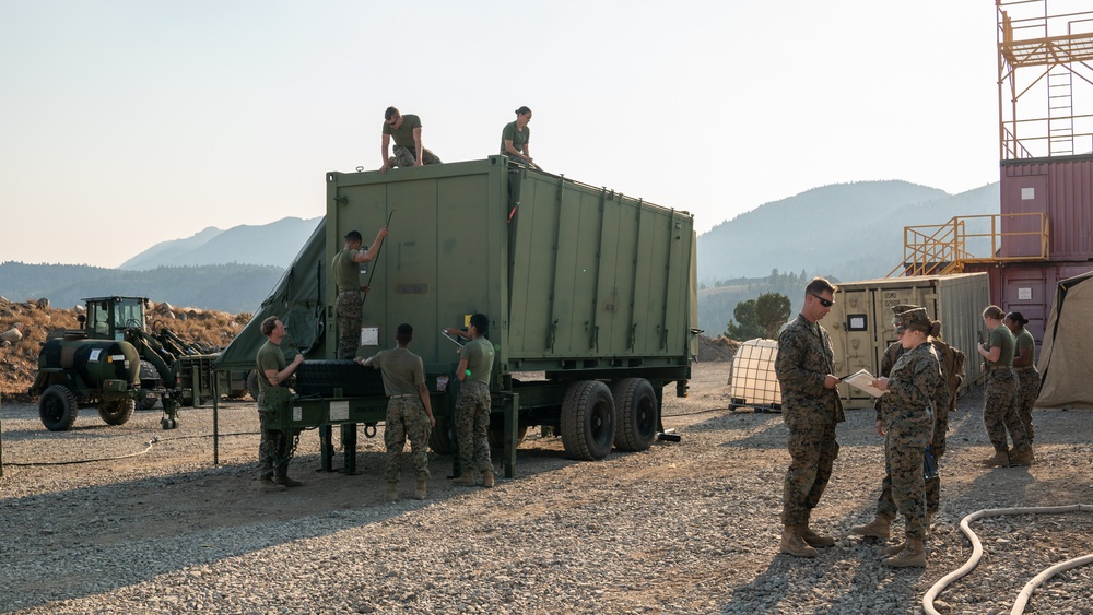 CLB-2 Sets Up Camp