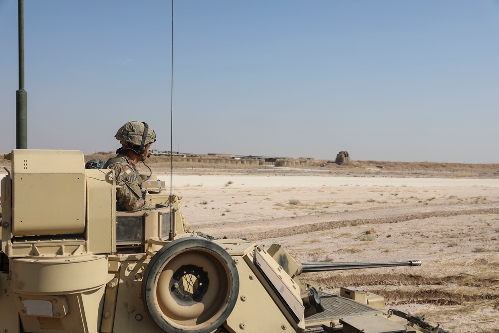 Bradley Convoy in northeastern Syria