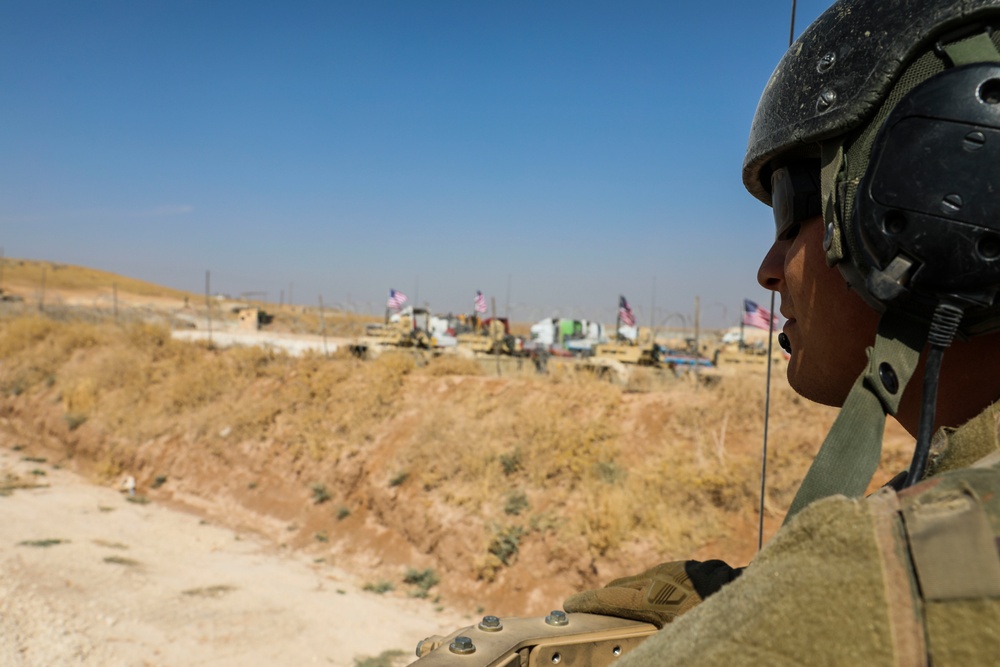 Bradley Convoy in northeastern Syria