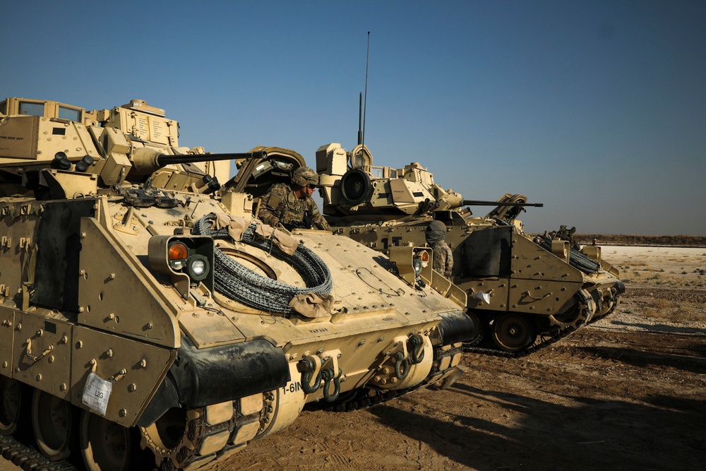 Bradley Convoy in northeastern Syria