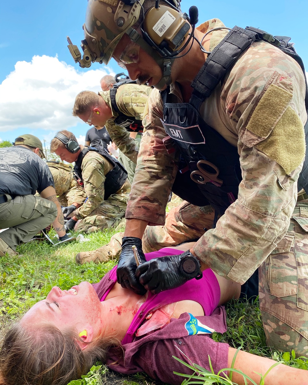 147th trains in combat casualty care