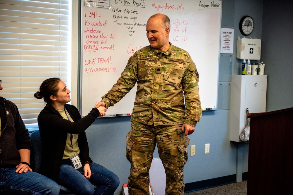 Air Force family supports wingman during recovery