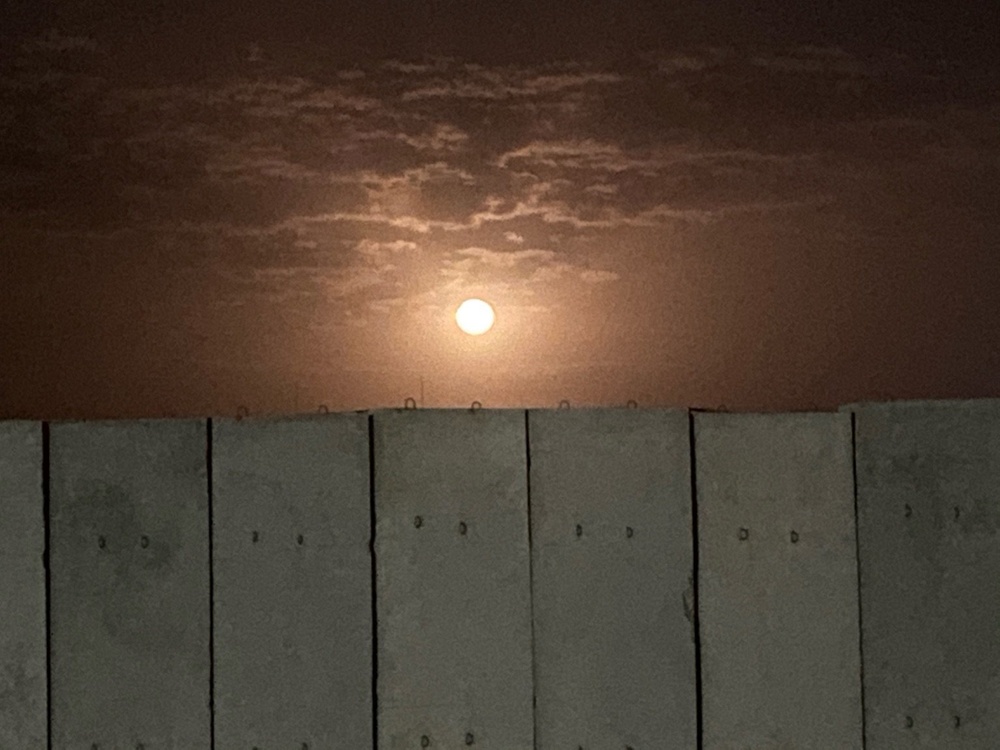 Moonlight from the airfield