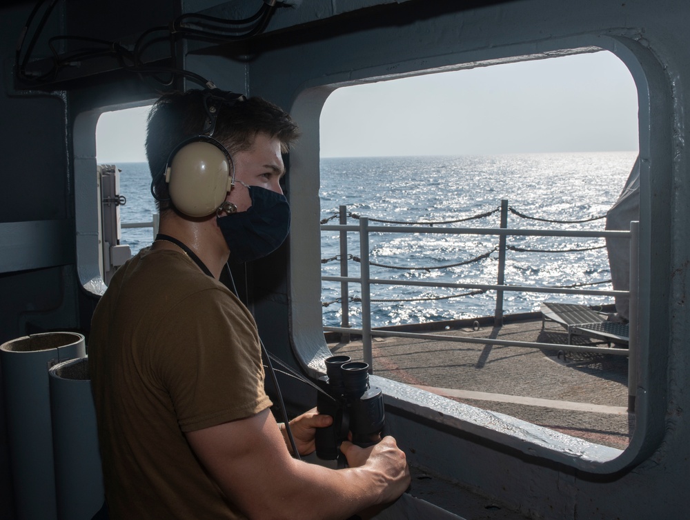 Sailor Stands Watch