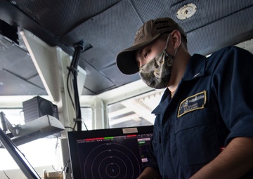 Sailor Manages Deck Log