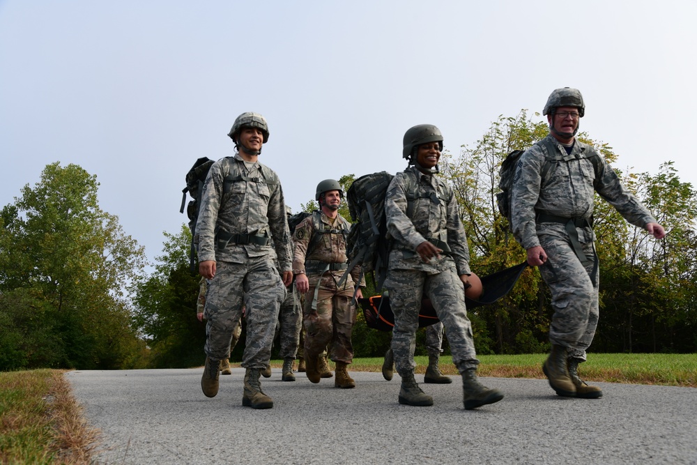 105th AW Logistics Readiness Squadron Ruck March