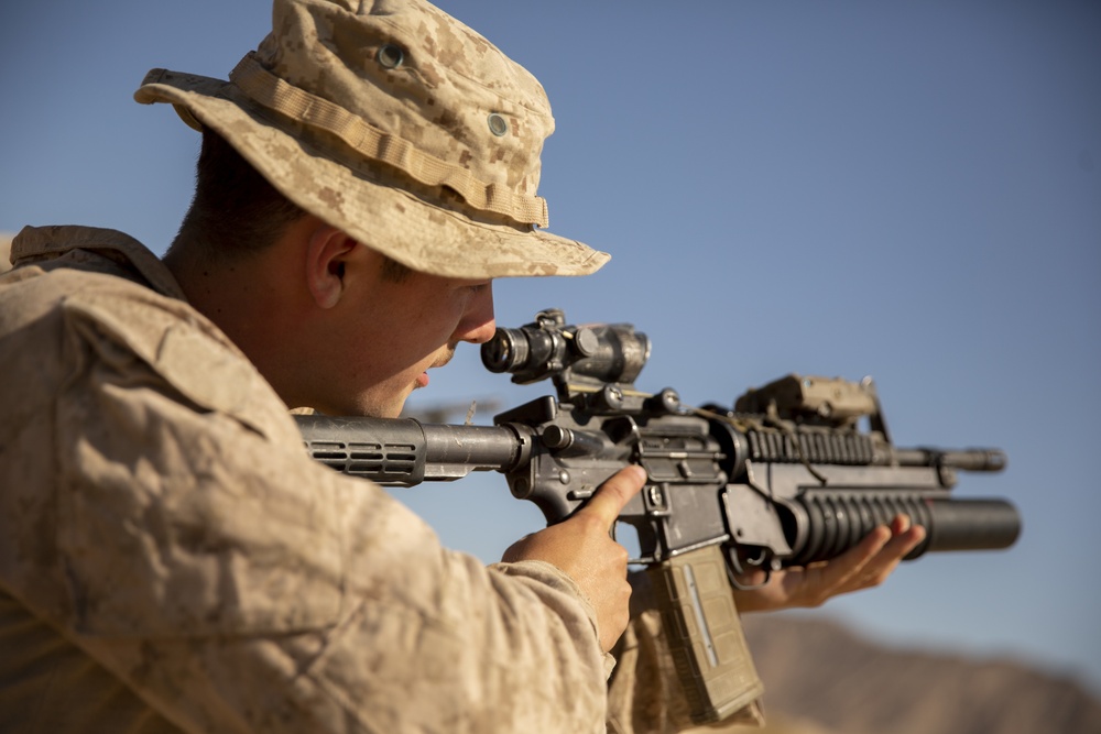 3d Reconnaissance Battalion Fire Grenade Launchers During SLTE 1-21