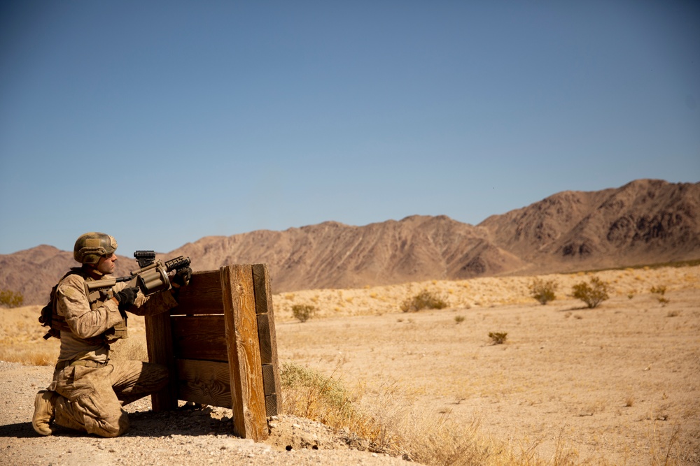 3d Reconnaissance Battalion Fire Grenade Launchers During SLTE 1-21