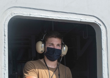 Sailor Stands Watch