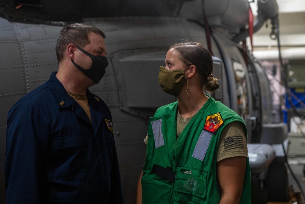 USS Halsey Conducts Routine Operations