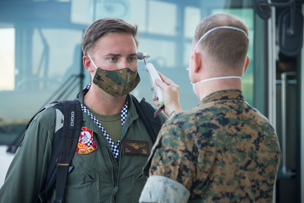 VMFA 312 arrives to MCAS Iwakuni