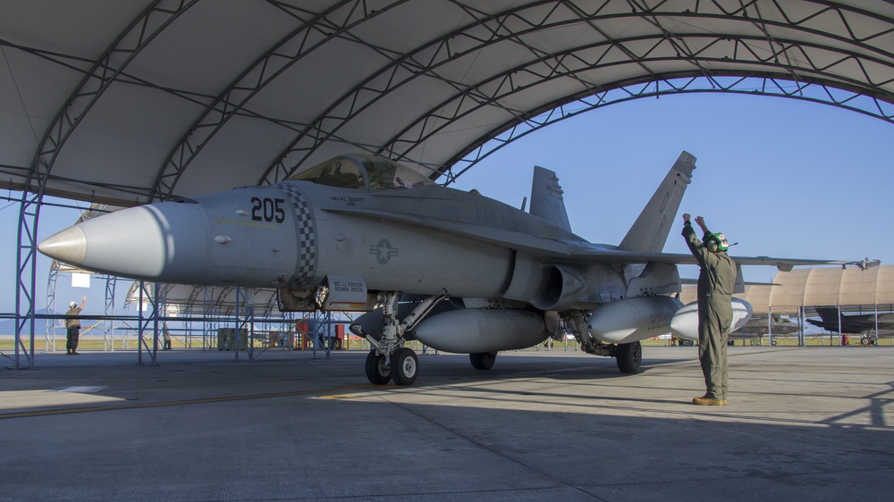 VMFA 312 arrives at MCAS Iwakuni