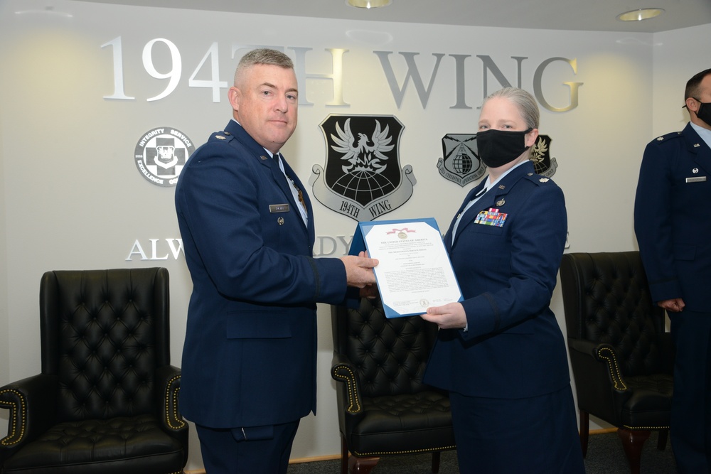 194th Wing FSS Change of Command