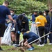 U.S. Navy Sailors and Dependents Cleanup Lake Ogawara