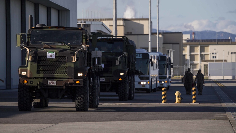 VMFA (AW) 533 land at MCAS Iwakuni