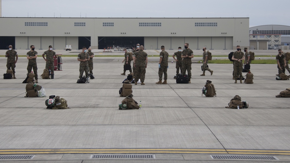 VMFA 312 arrive in MCAS Iwakuni