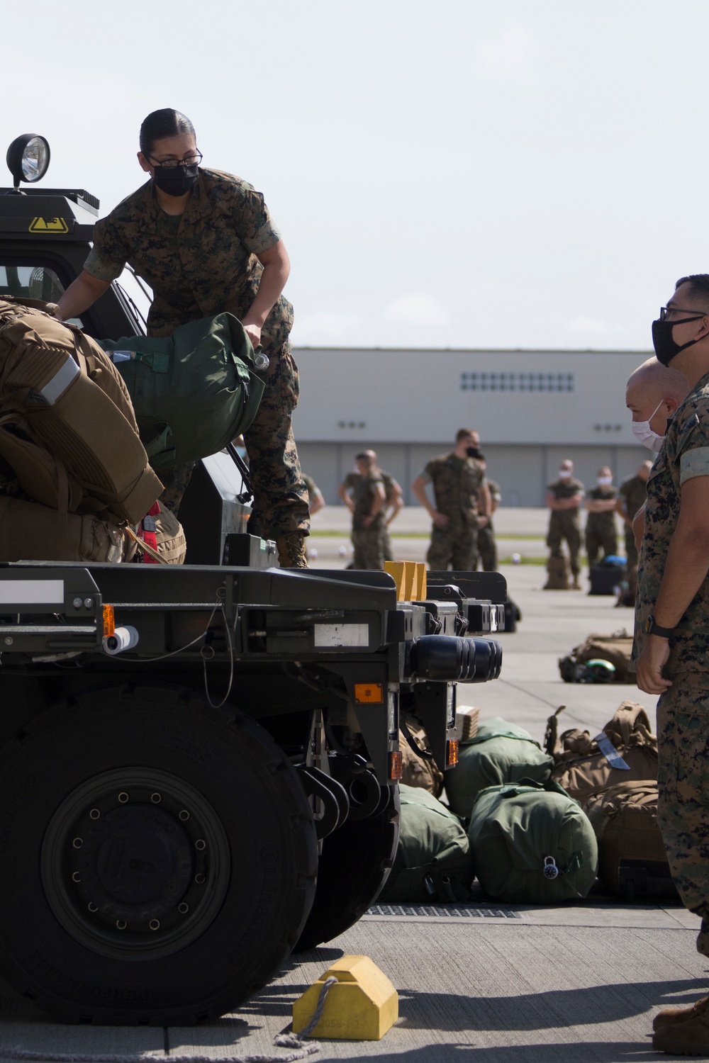 VMFA 312 arrive in MCAS Iwakuni