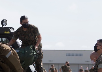 VMFA 312 arrive in MCAS Iwakuni