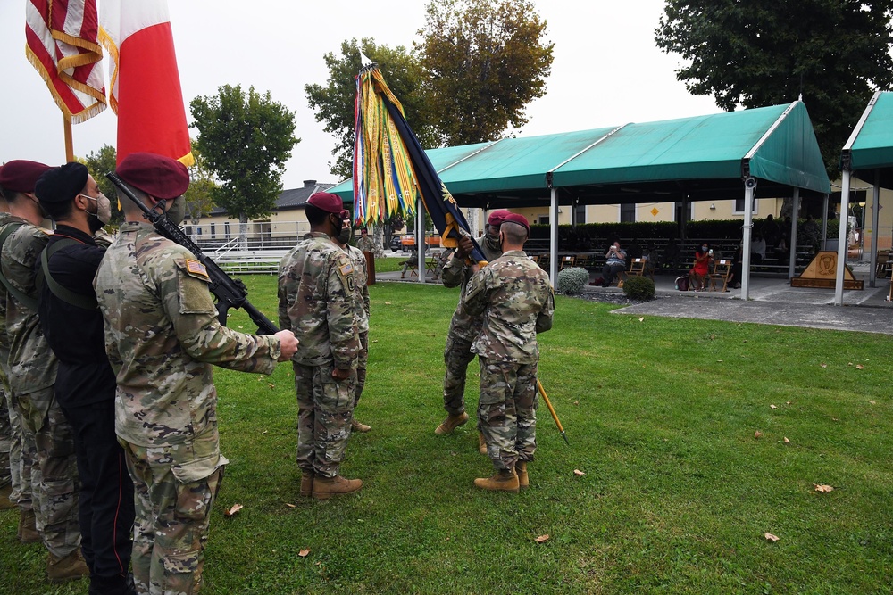 1st Battalion, 503rd Infantry Regiment, 173rd Airborne Brigade Change of Responsability Ceremony, October 01, 2020