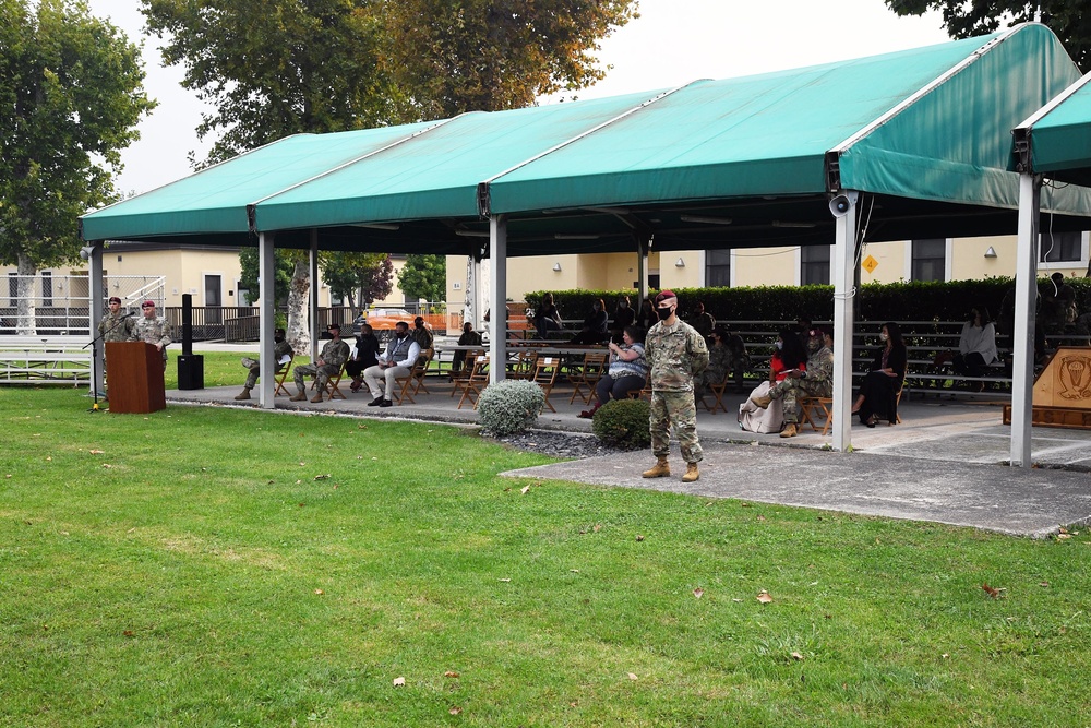 1st Battalion, 503rd Infantry Regiment, 173rd Airborne Brigade Change of Responsability Ceremony, October 01, 2020