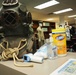 Disinfecting supplies at Museum Annex Facility