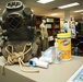 Disinfecting supplies at Museum Annex Facility