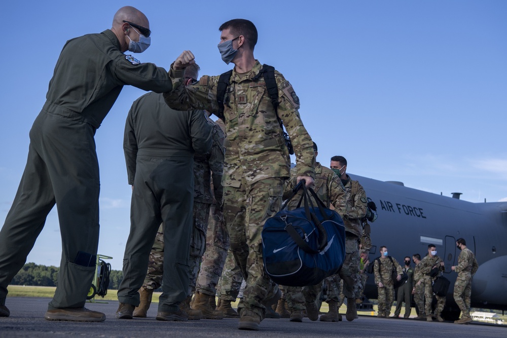 19th Airlift Wing Airmen return home