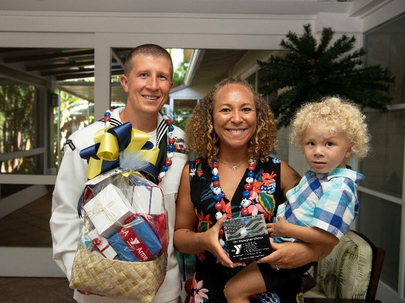 Celebrating the Military Family: CSCS Sailor and Family Recognized