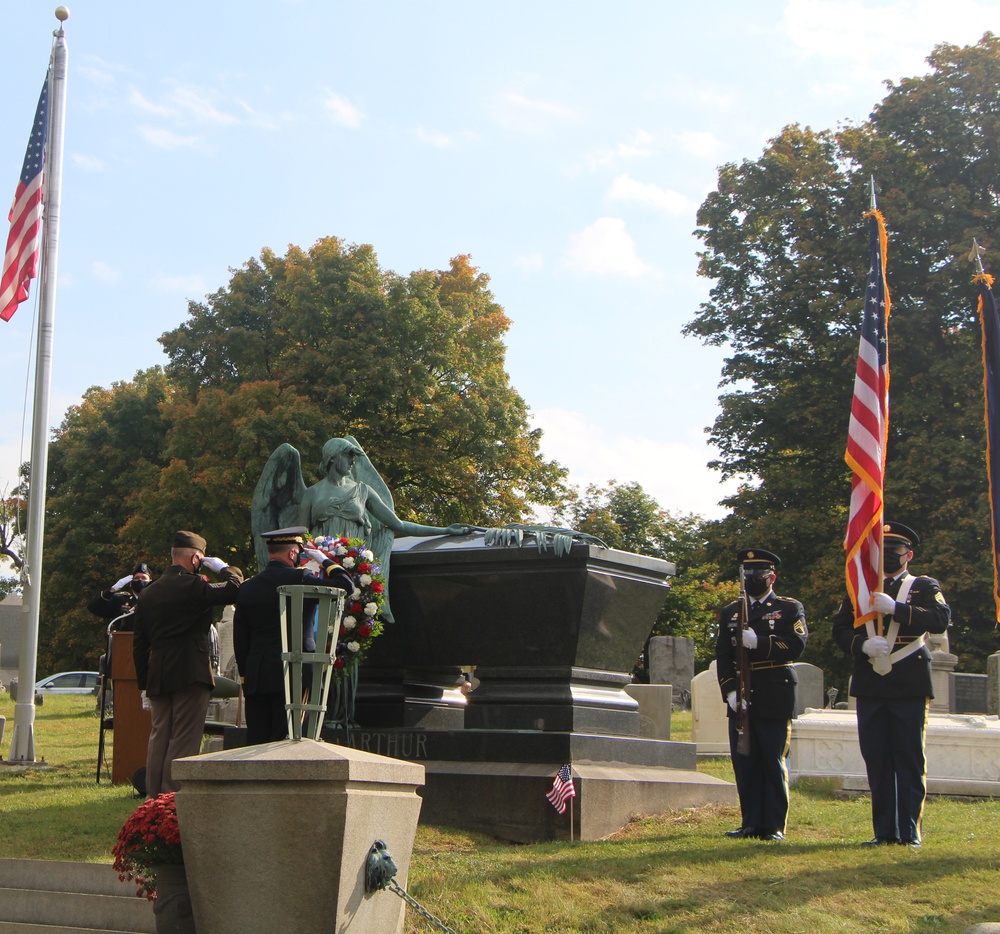 New York Army National Guard Honors President Chester Arthur