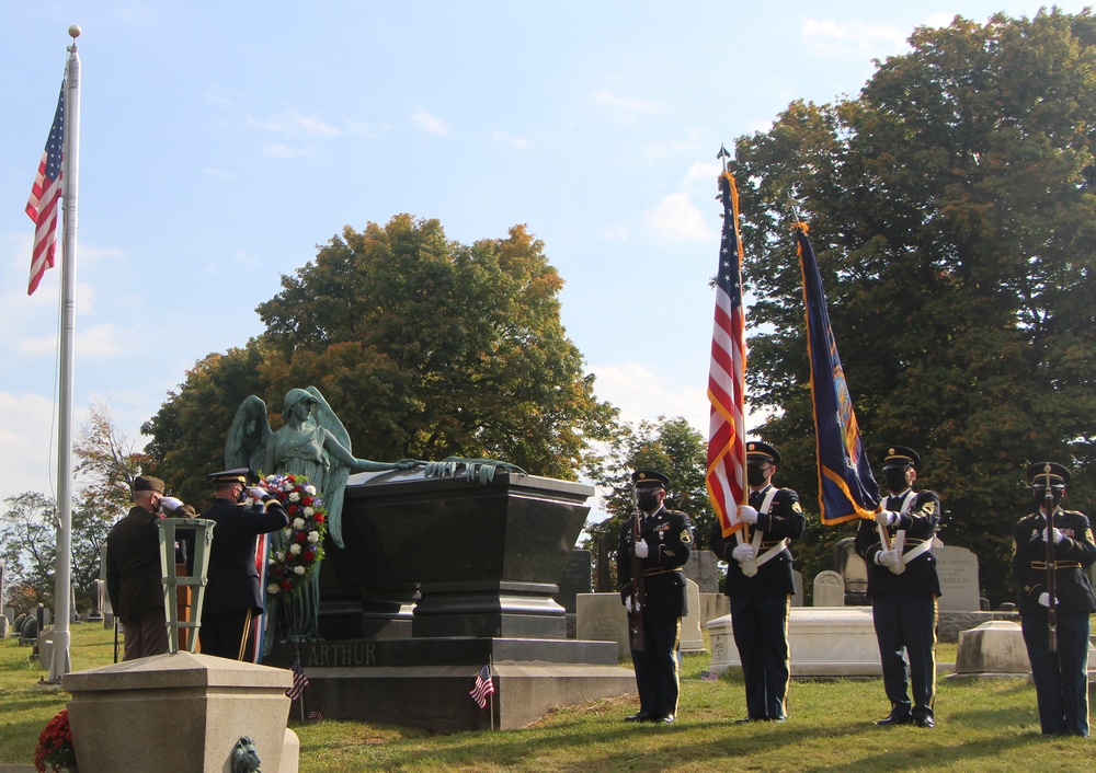 New York Army National Guard Honors President Chester Arthur