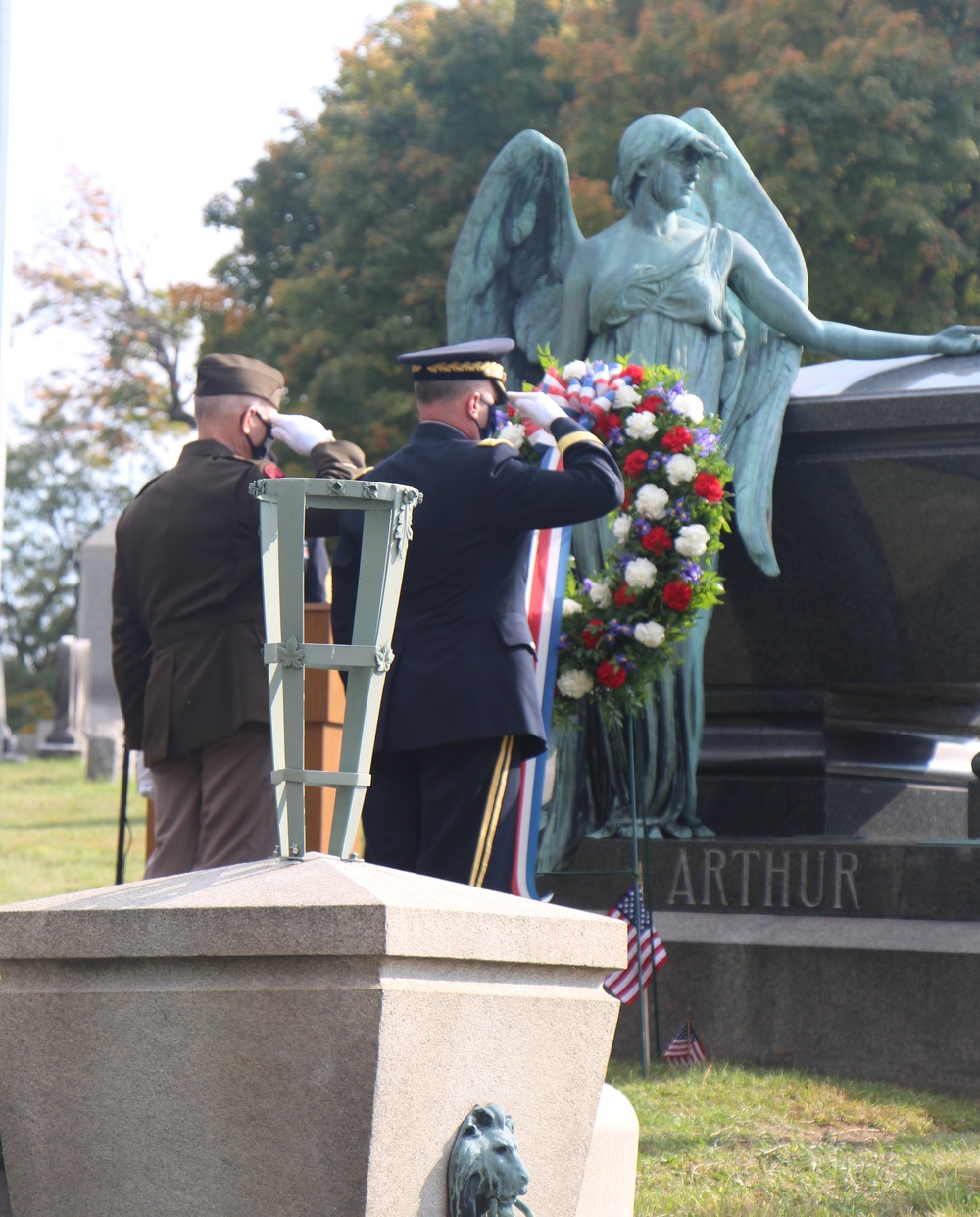 New York Army National Guard Honors President Chester Arthur